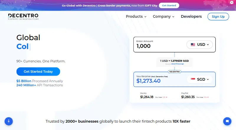 Decentro screenshot