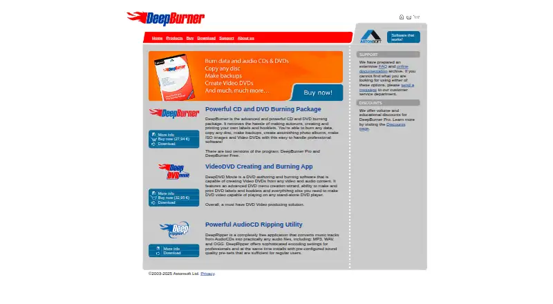 DeepBurner screenshot