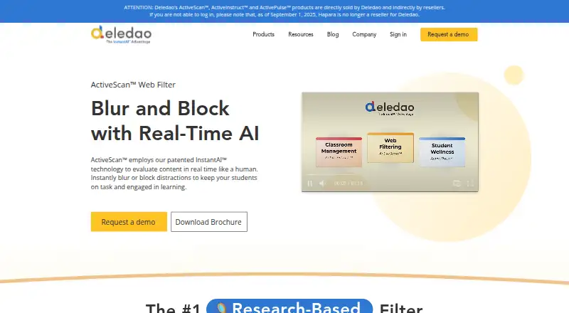 Deledao ActiveScan screenshot