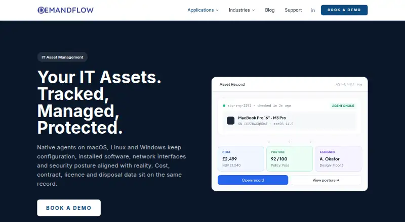 DemandFlow IT Asset Management screenshot