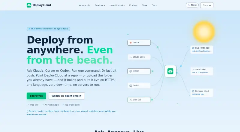 DeployCloud screenshot