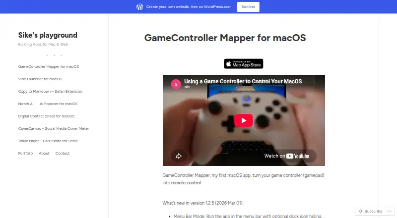 GameController Mapper screenshot
