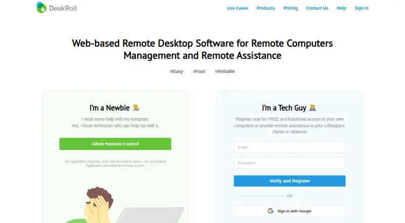 DeskRoll Remote Desktop screenshot