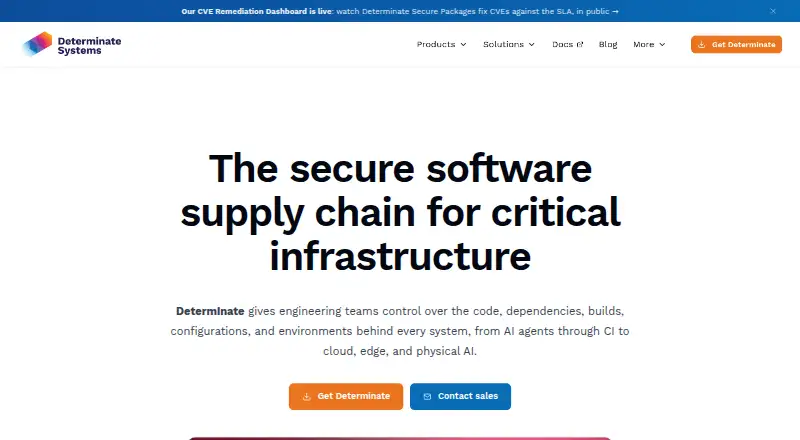 Determinate Systems screenshot