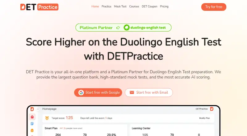 DETPractice screenshot