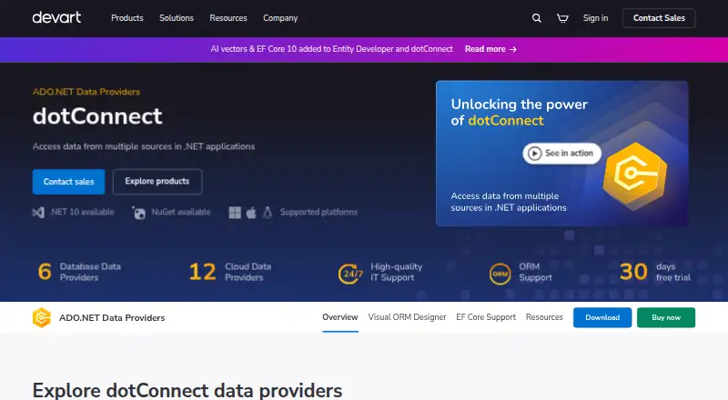 dotConnect screenshot
