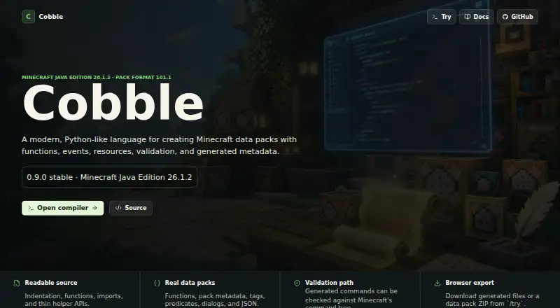Cobble screenshot
