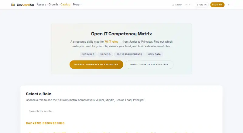 DevLevelUp screenshot