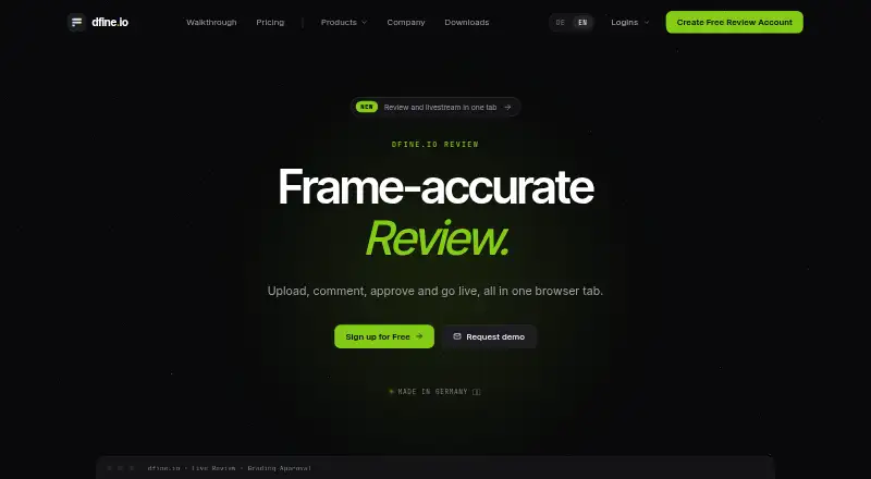 dfine.io Review screenshot