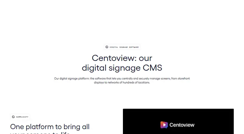 Centoview screenshot