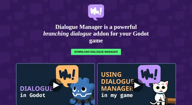 Dialogue Manager screenshot