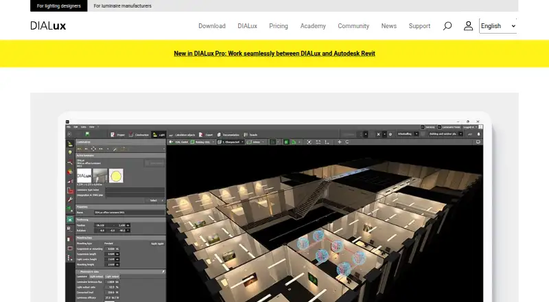 DIALux screenshot
