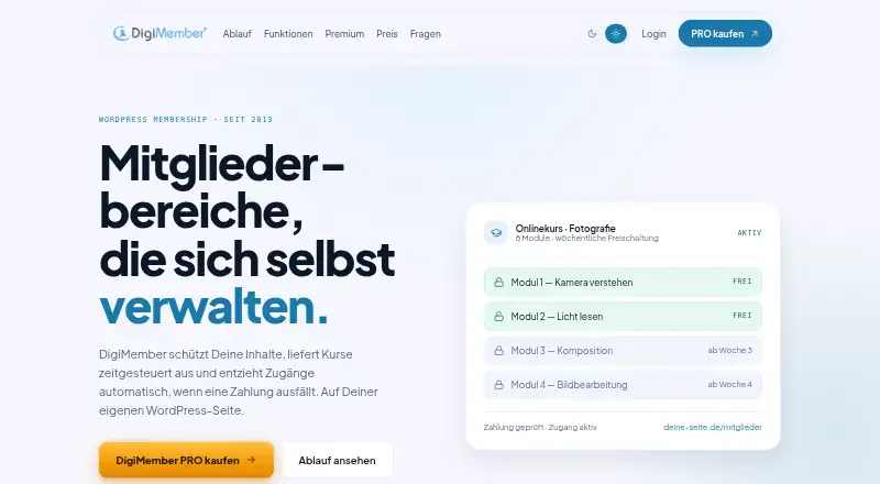 DigiMember screenshot