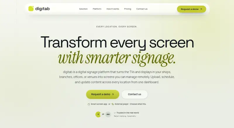 digitab screenshot