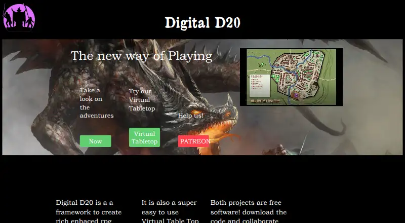 Digital D20 screenshot