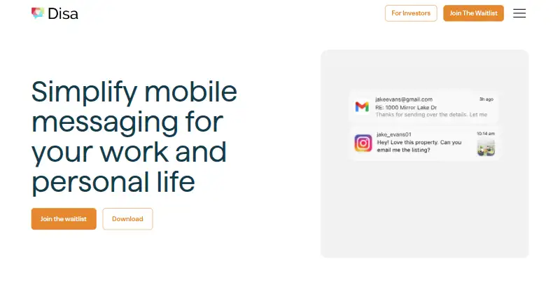 Disa screenshot