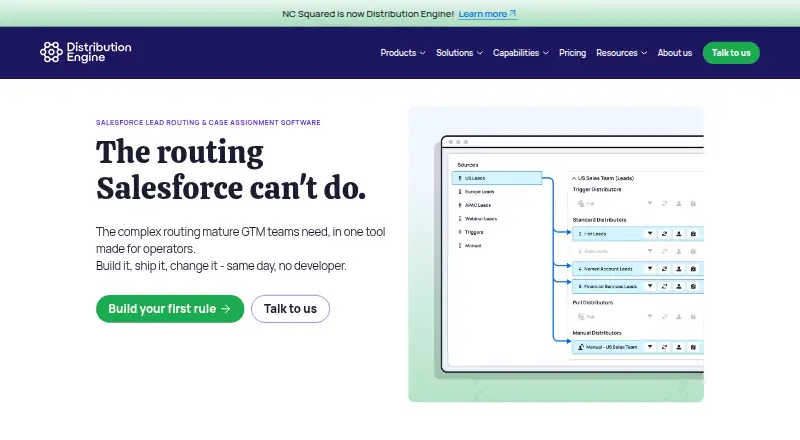 Distribution Engine screenshot