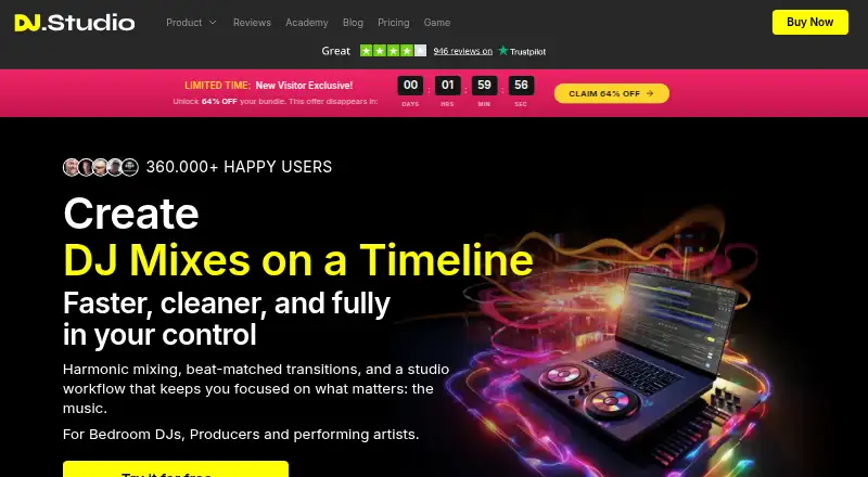 DJ.Studio screenshot