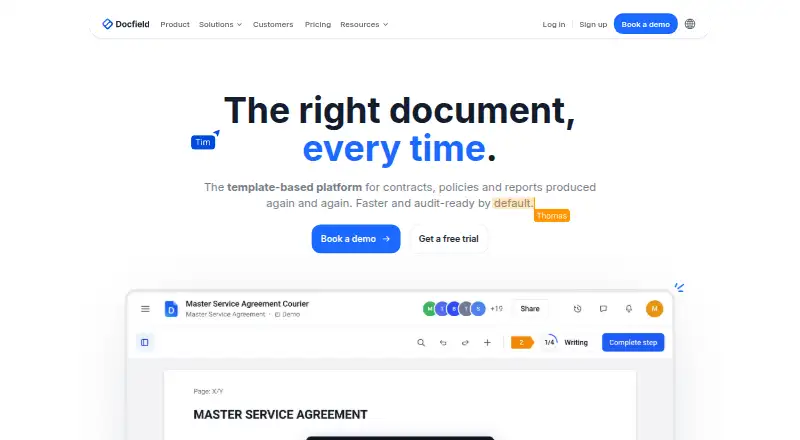Docfield screenshot