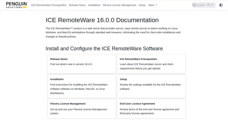 ICE RemoteWare screenshot