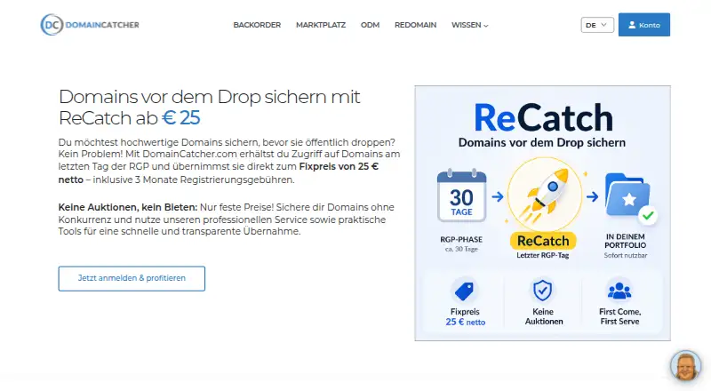 DomainCatcher screenshot