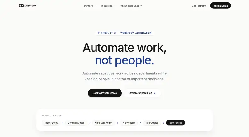 Donvoo Automation screenshot