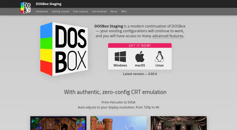 DOSBox Staging screenshot