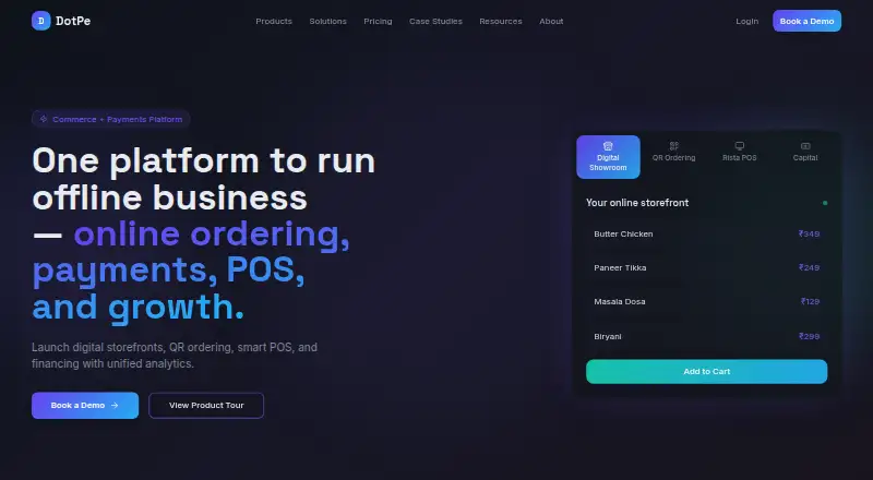 DotPe Digital Showroom screenshot