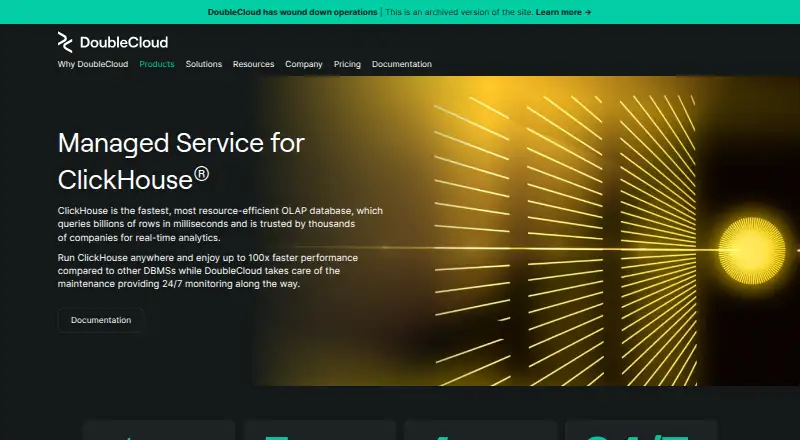 DoubleCloud Managed ClickHouse screenshot