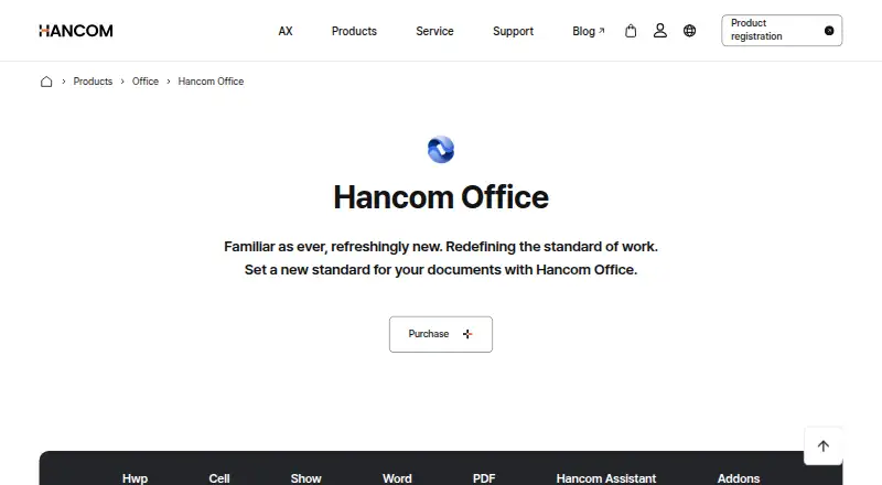 Hancom HWP screenshot
