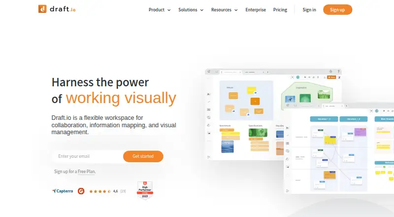 Draft.io screenshot