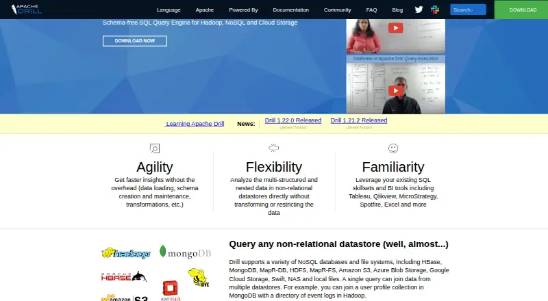 Apache Drill screenshot