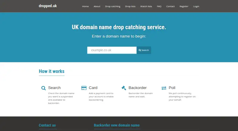 dropped.uk screenshot