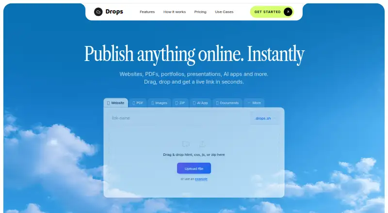 Drops screenshot