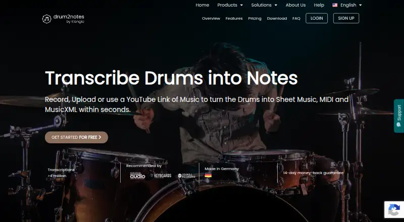 Drum2Notes screenshot