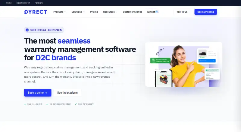 Dyrect screenshot
