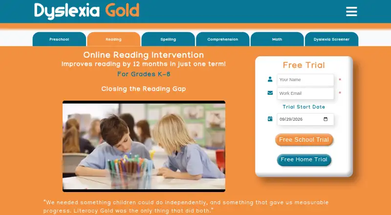 Dyslexia Gold screenshot