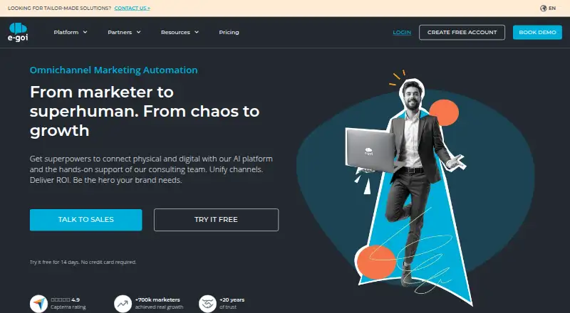 E-goi screenshot