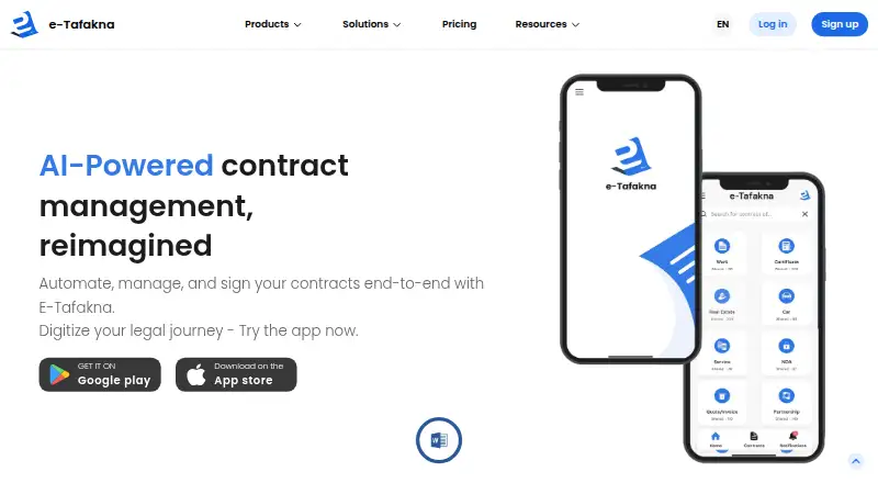 E-Tafakna screenshot
