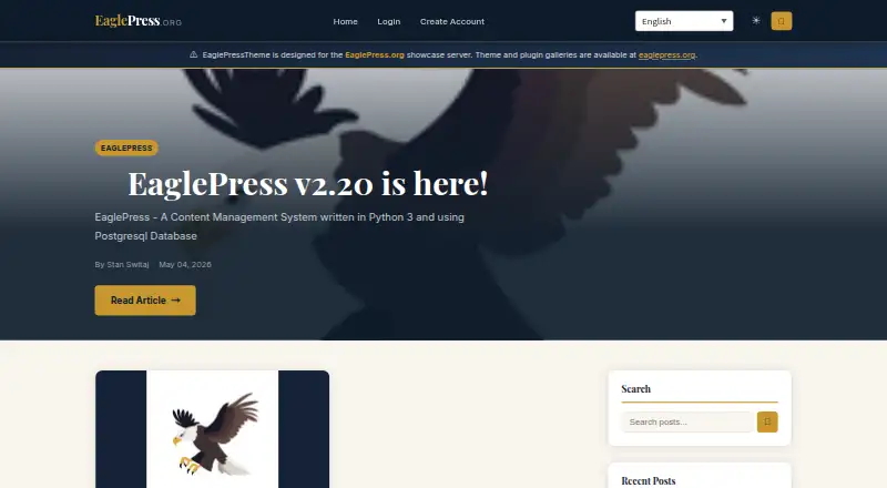 EaglePress screenshot