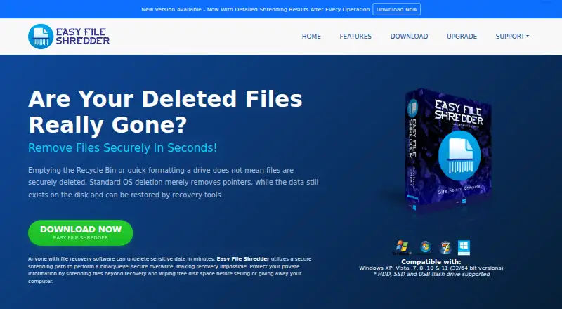 Easy File Shredder screenshot