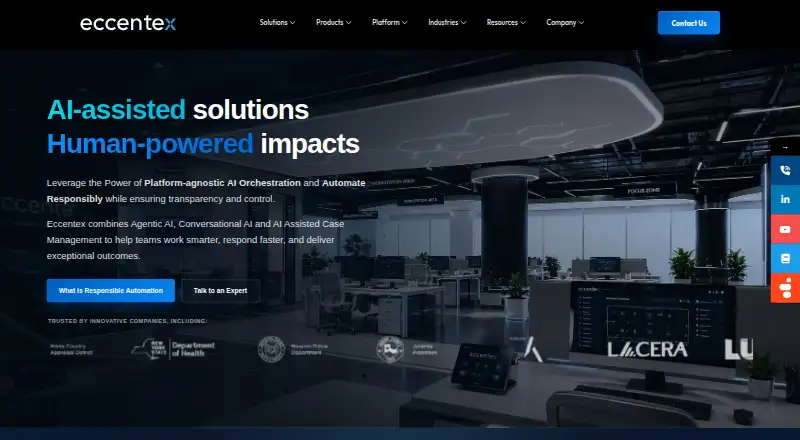 Eccentex HyperAutomation Cloud screenshot