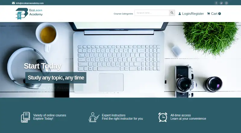 EcoLearn Academy screenshot