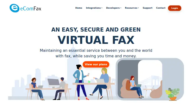 eComFax screenshot