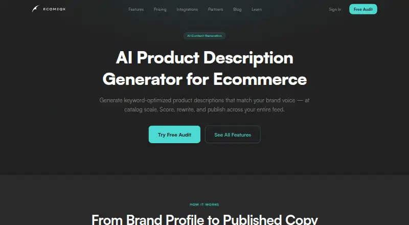 EcomIQX screenshot