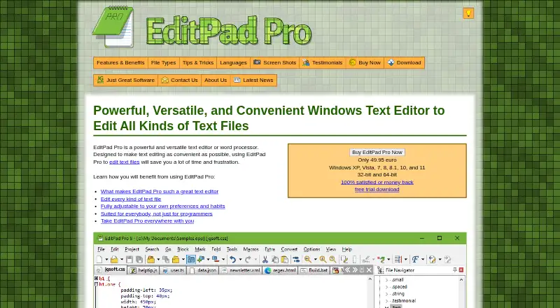 EditPad Pro screenshot