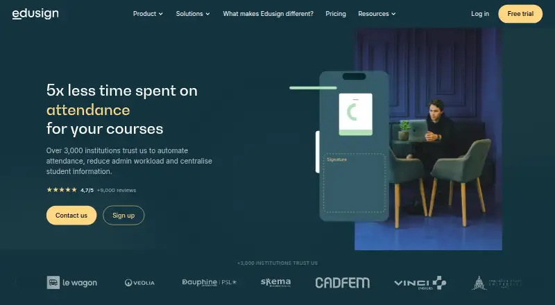 Edusign screenshot