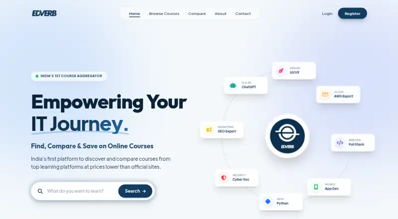 Edverb screenshot