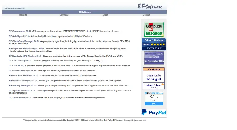 EF Commander screenshot