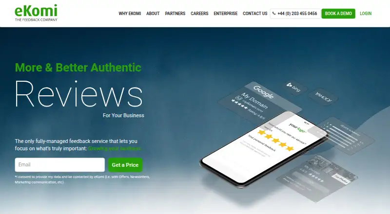 eKomi screenshot